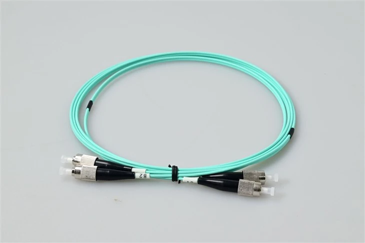 FC UPC to FC UPC OM3 Multimode Simplex Patch Cord with Threaded Metal Housing suppliers